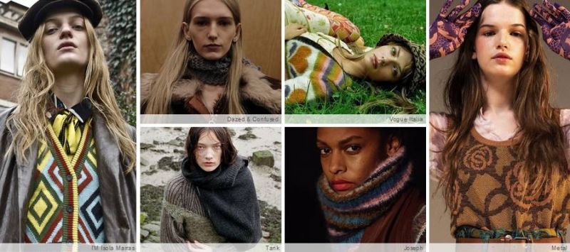 时装趋势 - 女装新兴趋势：手织冬季
